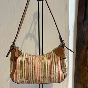 Fossil Brown and Cream  Bag